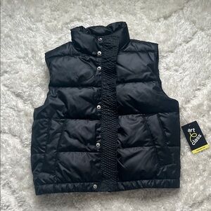 Art Class Black Quilted Vest
